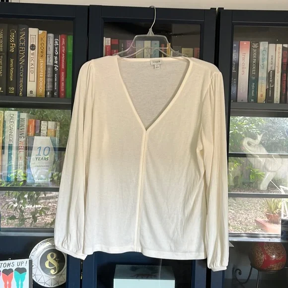 Crew Factory Tops Jcrew Factory Long Sleeve Tee Poshmark